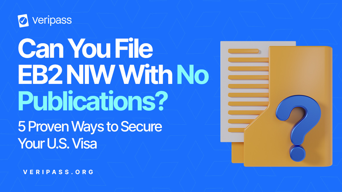 Can You File EB2 NIW With No Publications