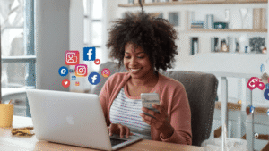 AI social media check for visa