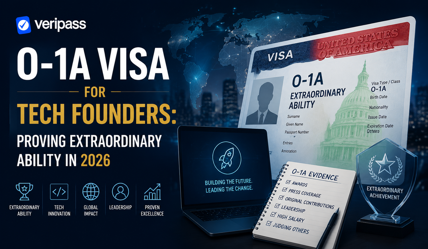O-1A Visa for Tech Founders