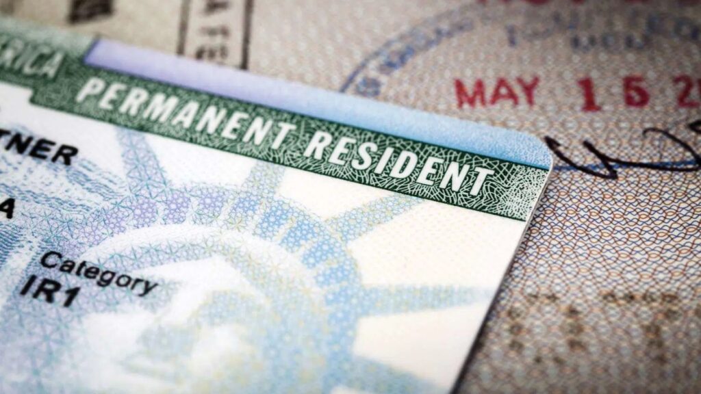 Card Number on Green Card
