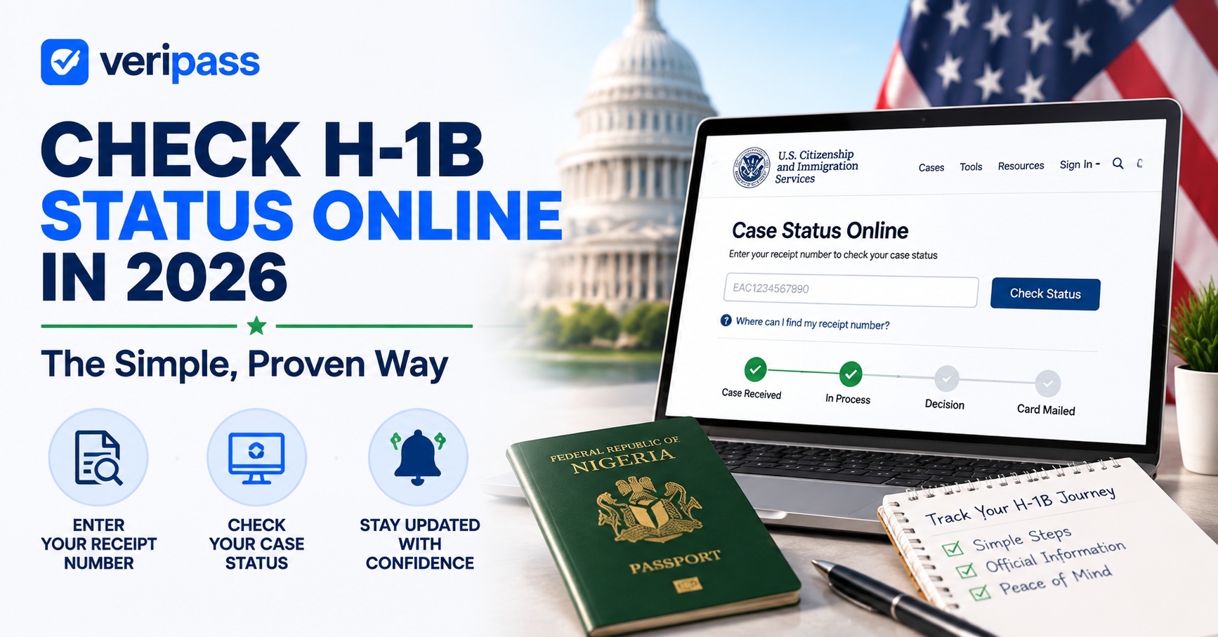 Check H1B Status Online