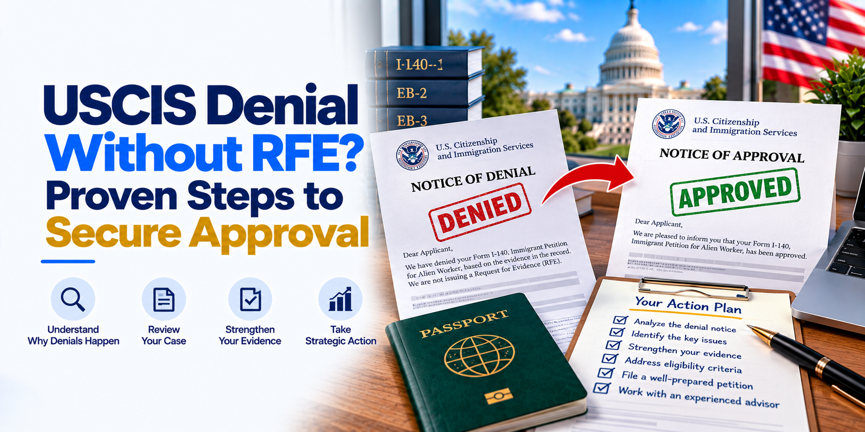 USCIS denial without RFE